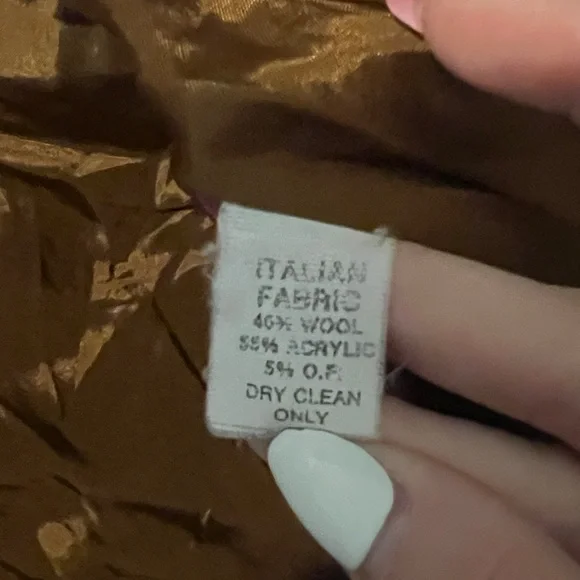 Vintage Aztec Western Wool Polyester Maurizio Ramani Blazer Jacket size Large - Picture 8 of 8